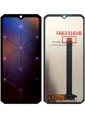 Дисплей + сенсор для Cyber 13 Pro Black (F663316VB) HOTWAV (322412536)