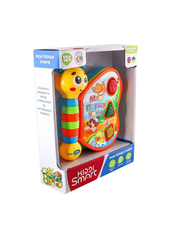 Двомовна іграшка, що розвиває Kiddi Smart – Моя перша книга KiddiSvit (314961793)