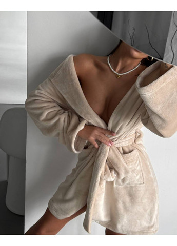 Махровый короткий халат Adelante (369378328)