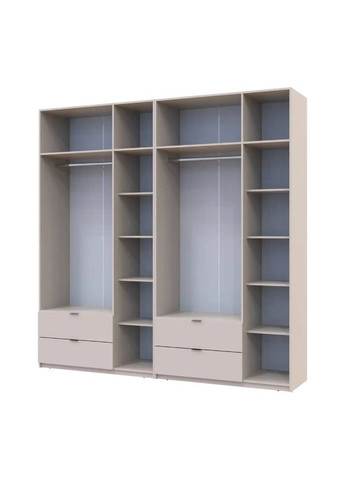 Комплект шкафов для одежды Лукас (2 шт.) 240х50х240 см Кашемир (DRS-011713) Doros (364968908)