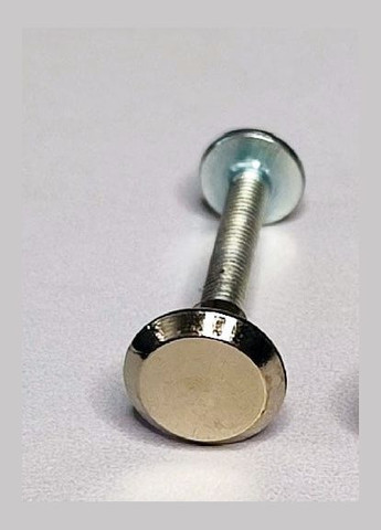 Ручка для меблів з натуральної шкіри "Петля" закруглена, конячна, коричнева, нікель, 70*20 мм No Brand (328262984)