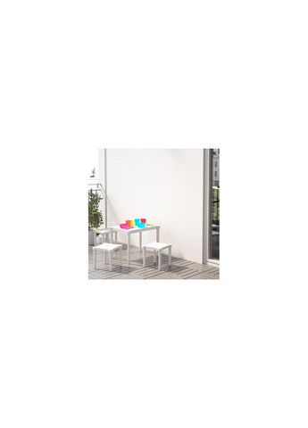Дитячий стіл для дому/вулиці білий IKEA (272150038)