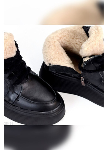 Зимові натуральні черевики No Brand (363136026)