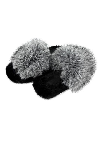 Серые домашние тапочки женские пушистые серые 80143-1 Sanlin