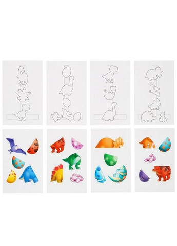 Деревянная настольная игра "Долина динозавров" Ubumblebees (ПСФ038) PSF038 на липучках No Brand (330604013)