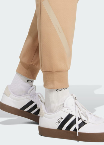 Коричневые спортивные демисезонные брюки adidas