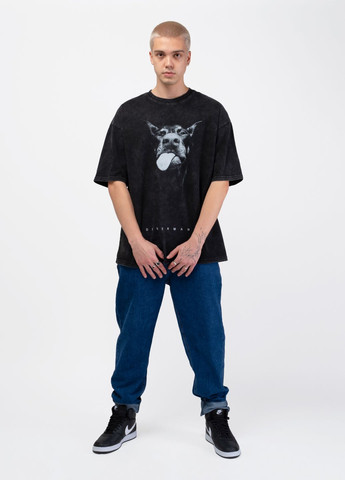 Чорна футболка чоловіча 345051 Power