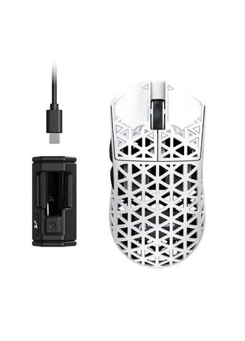 Игровая карбоновая мышка r5 ultra White ATTACK SHARK (370202798)