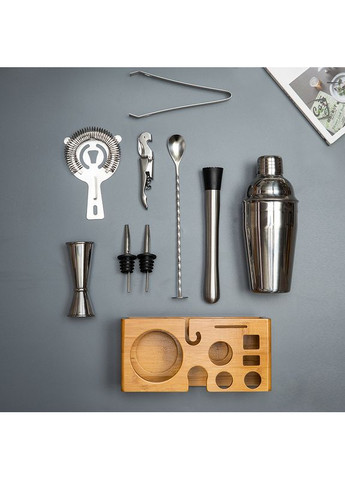 Набор барных инструментов 7894 750 мл 10 предметов No Brand (361023948)