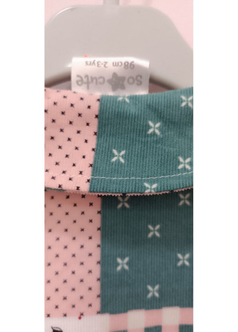 Розовое платье для девочки вельвет свободное No Brand (372796134)