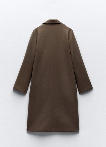 Серо-коричневое демисезонное Пальто Zara