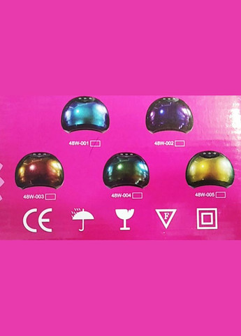 Лампа для манікюру TNL Professional-001 LED/UV 48 Вт Смарагдовий No Brand (317169990)