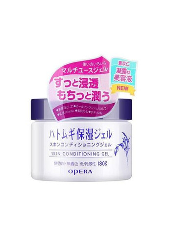 No Brand Зволожуючий і заспокійливий гель з екстрактом бусенника Opera Naturie Skin Conditioning Gel Hatomugi 180г — Крем, (341308799)