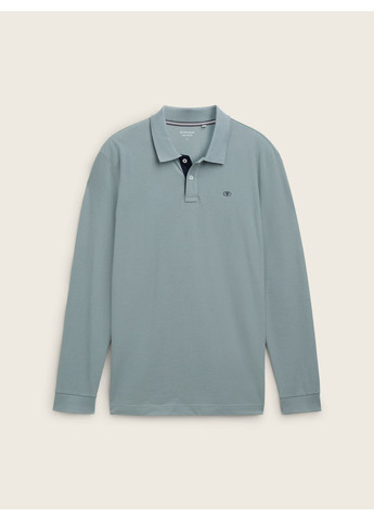 Лонгслів-поло Tom Tailor зелений