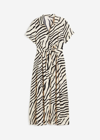 Комбинированное повседневный платье H&M зебра