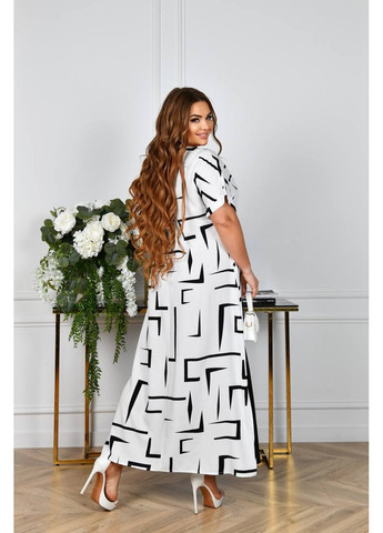 Белое платье штапель длинное с размером Україна