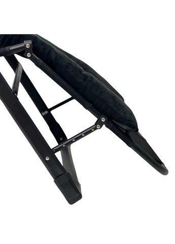 Раскладное кресло кровать с бархатным матрасом Black (LB-FCB-G4-BLK) LEOBRO (370606396)