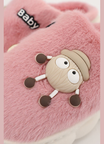 Капці домашні для дівчинки колір пудровий ЦБ-00277779 Yuki (342322693)