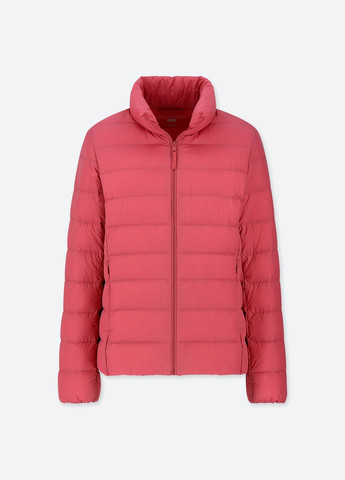 Темно-розовая демисезонная куртка демисезонная - женская куртка uq0323w Uniqlo