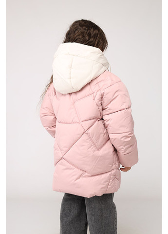 Розовая зимняя куртка для девочки цвет розовый cb-00280232 Yuki