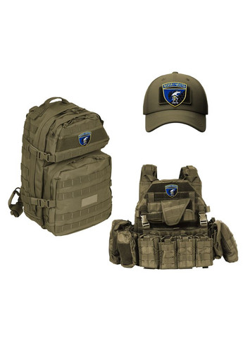 Набор шевронов с липучкой Воля и честь 8х8,5м, вышитый патч нашивка IDEIA (300229147)