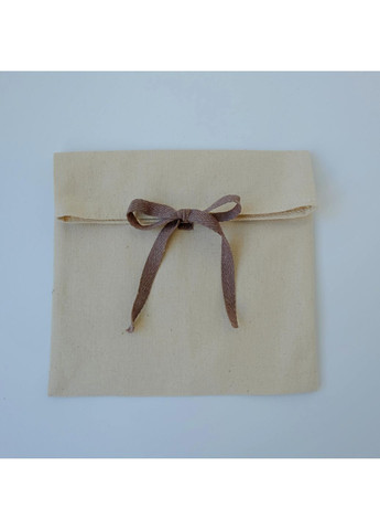 Подарочный мешок, текстильный мешочек для упаковки хранения коричневая лента No Brand (355471245)