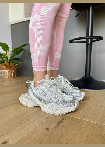 Жіночі кросівки Balenciaga White Silver No Brand 3XL білі демісезони (324559276)