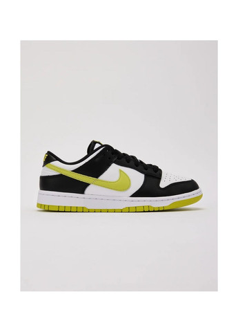 Чорні кросівки чоловічі dunk low retro black/white Nike