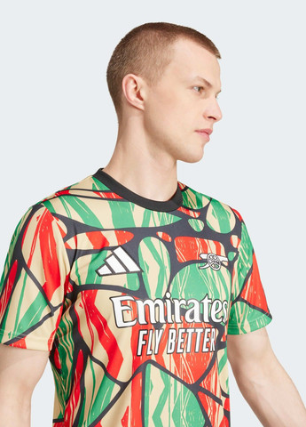 Красный демисезонный спортивный лонгслив adidas с логотипом