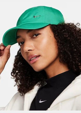 Кепка бейсболка глубокая на большую голову Nike Dri-FIT Club Cap green (307908924)