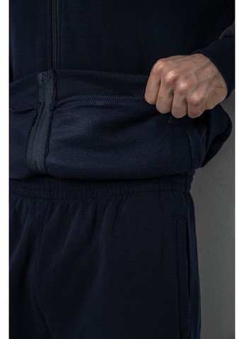 Спортивний костюм чоловічий на флісі, колір синьо-сірий, 244R9140 Ager (366891150)