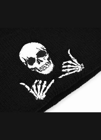 Шапка логотип Череп (жовт Шака) з закотом No Brand Шапка (309020964)