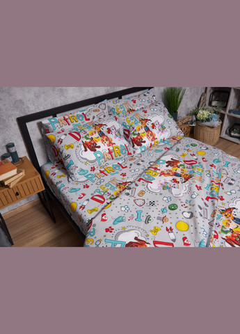 Комплект постільної білизни Бязь Gold Люкс полуторний 143х210 наволочки 4х70х70 (MS-820004009) Moon&Star Dream Patrol (288536330)