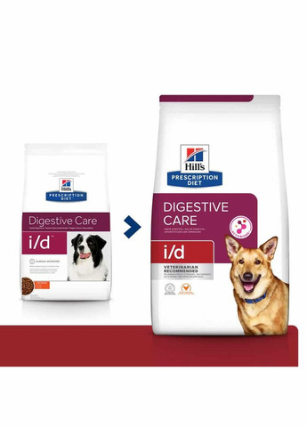 PRESCRIPTION DIET i/d Сухой корм для собак уход за пищеварением, с курицей, 12 кг Hill's (345743259)