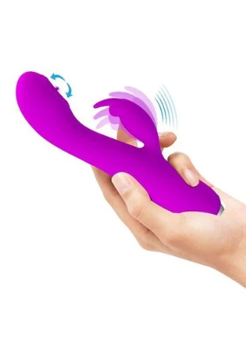 Вібратор - Pretty Love Rachel Licking Vibrator Purple LyBaile (322535777)