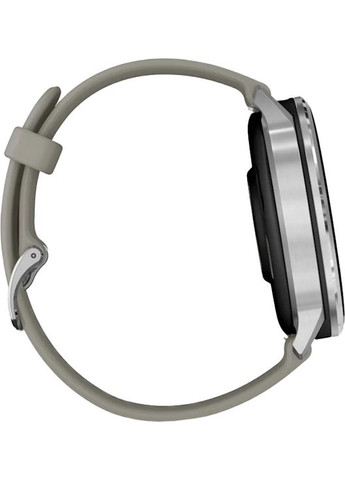 Смарт-годинник 45 mm Silver with Silver Gray Silicone Band (010-03014-01) Garmin Venu 4 (365071147)