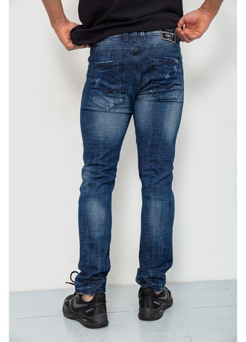 Синие демисезонные прямые джинсы мужские, 244r8003 Ager