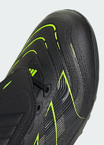 Черные летние бутсы predator league fold-over tongue turf adidas