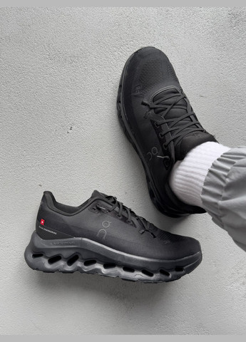 Чорні Осінні кросівки чоловічі loewe x cloudtilt total black | лоеве чорні No Brand