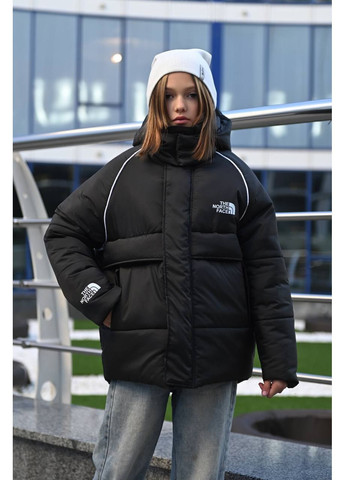 Чорна зимня зимня куртка оверсайз — замір в описі GD/GL Модний простір