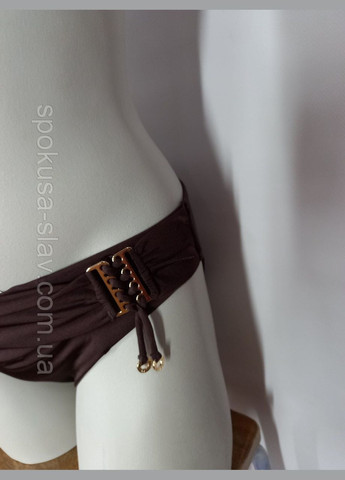 Коричневый летний женский раздельный купальник бандо размер 80в 6736 kp бандо Chantelle