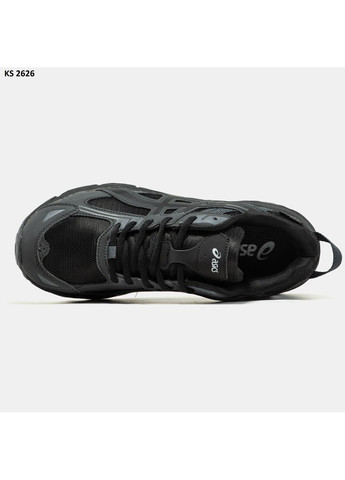 Черные демисезонные кроссовки мужские asics gel-venture 6 gore-tex black gray асикс гель вентуре 6 No Brand