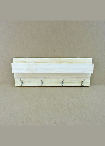 Вішалка для одягу з дерева Саскатун бланже (ВДО-000801) No Brand (327847381)