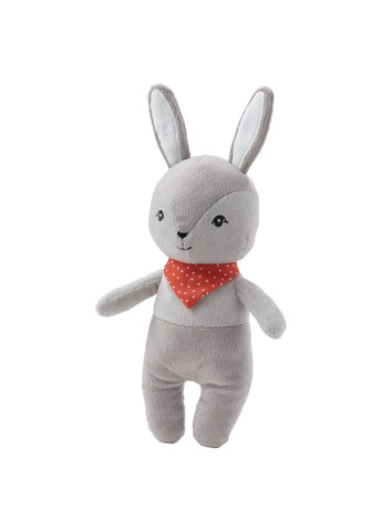 Плюшевый кролик с пищалкой 18 см IKEA (276533864)