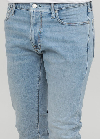 Голубые демисезонные джинсы skinny taper af8831m Abercrombie & Fitch