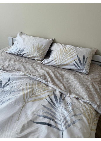 Постельное белье с резинкой Флора, сатин Полуторный размер, наволочки 70/70 No Brand (364220410)