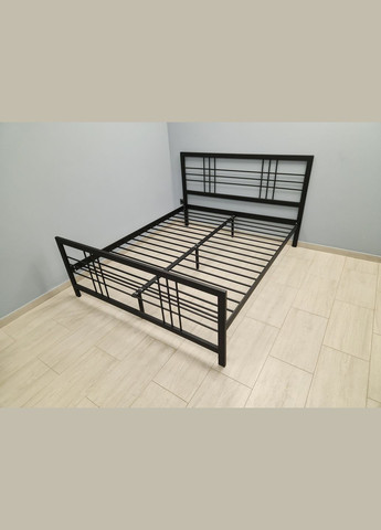 Двоспальне металеве ліжко Дамаск від ТМ Теnero 120х190, Щит ДВП, 2 ящики Tenero (315912991)