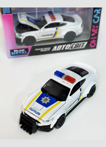 Инерционная металлическая машинка AS-2958 полиция коллекционная модель от Авто Мир Fun Game (327216139)