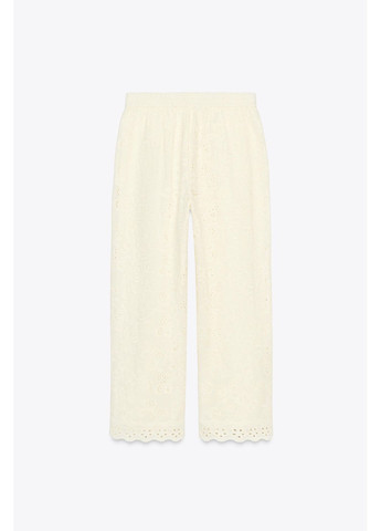 Брюки zw collection с прорезной вышивкой Zara (352767188)