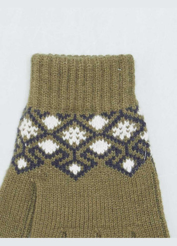 Рукавиці,оливковий в візерунки, Kiabi (316537125)